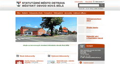 Desktop Screenshot of novabela.cz